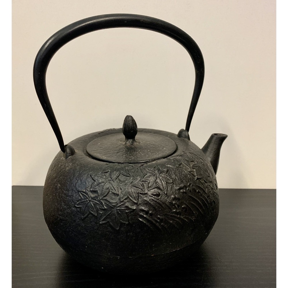 Antique Japanese Cast Iron Vintage Tea Kettle